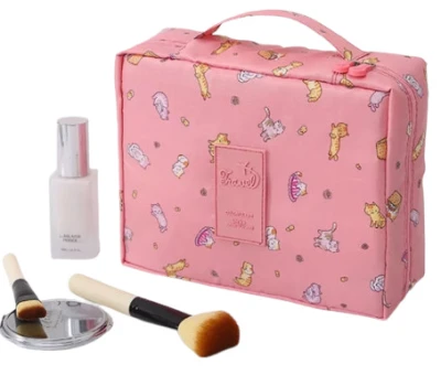 Makeup Organizer Bag - Pink Color