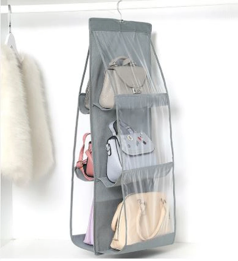 Gray Handbag Organizer